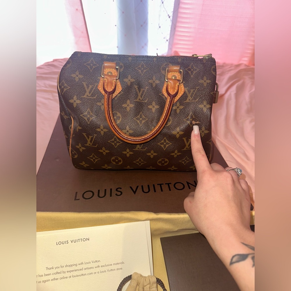 Louis Vuitton Speedy Monogram Handbag 25 Full Inclusion - Picture 4 of 15